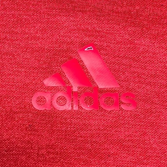 Adidas Climawarm Mens Pullover Hoodie Red Size XL - Picture 5 of 10